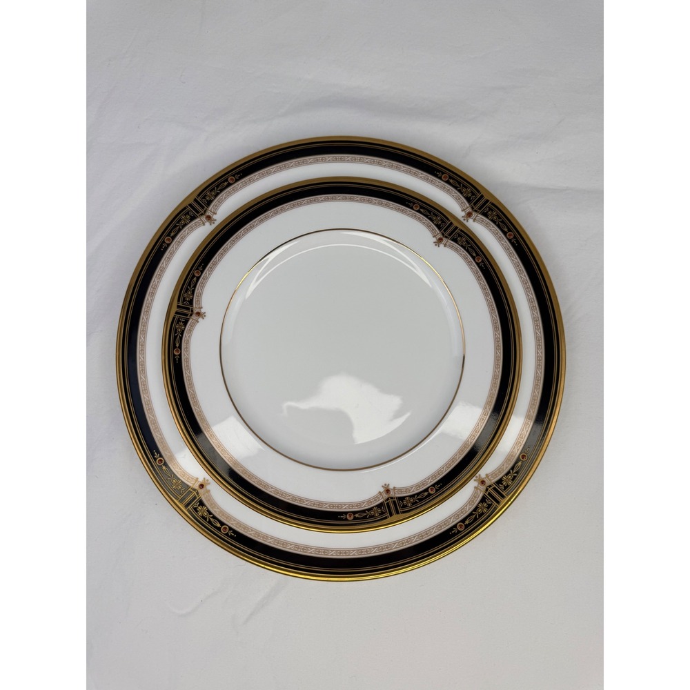 Vintage Noritake Gold and Sable 9758 Bone China 6 Piece Place Setting - Picture 8 of 10